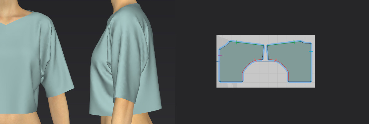 sample garment marvelous designer